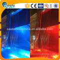 Green residential district small hotel use light wate curtain rain waterfall